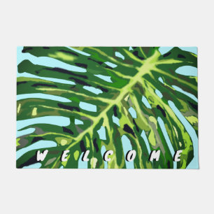 Monstera Leaf Welcome Doormat