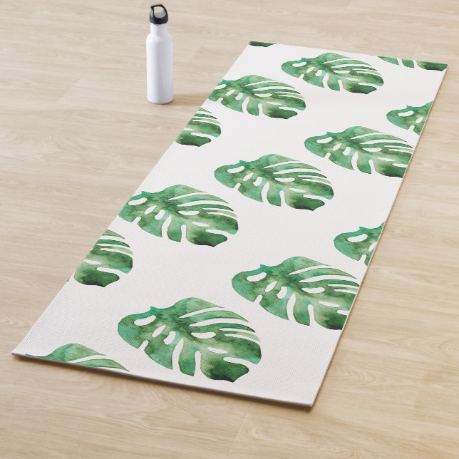 Monstera Leaf Yoga Mat (In Situ)