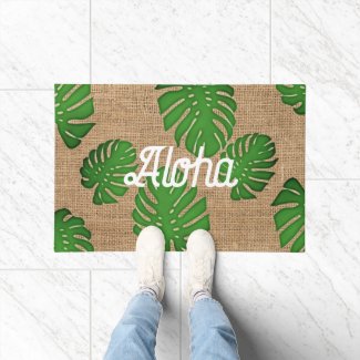 Monstera leaves  -  Aloha 