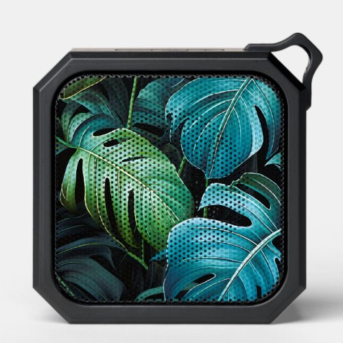 Monstera Leaves Botanical Tropical Jungle Foliage  Bluetooth Speaker