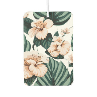 Monstera leaves hibiscus air freshener