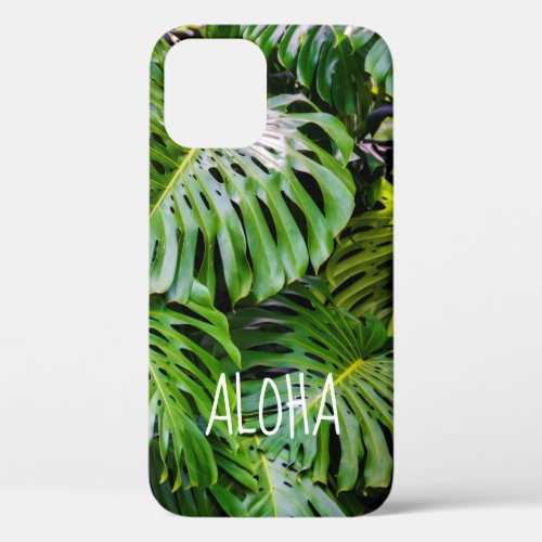 Monstera Leaves Limahuli Gardens Kauai Hawaii C iPhone 12 Pro Case