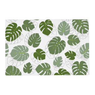 Monstera Leaves Placemat