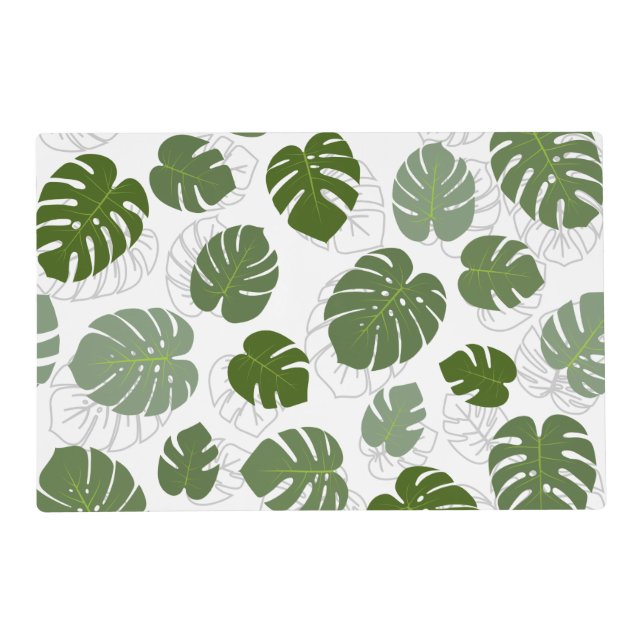 Monstera Leaves Placemat (Front)