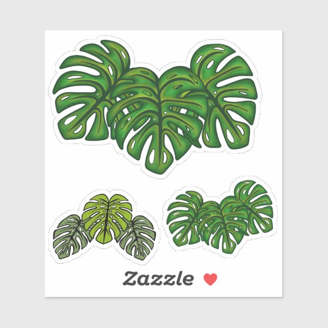 Monstera Leaves Sticker (Sheet)