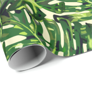 Monstera Leaves Wrapping Paper