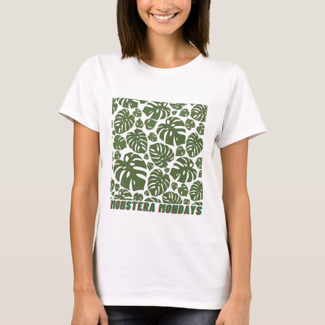Monstera Mondays T-Shirt (Front)