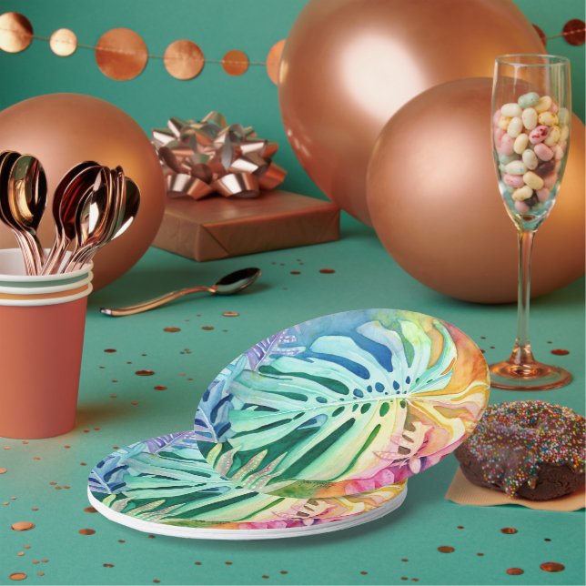Monstera Paper Plates (Multi)
