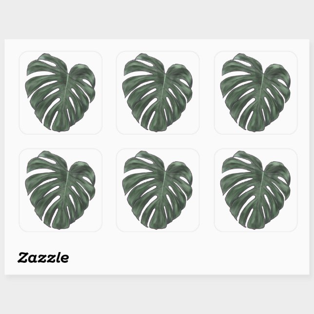 Monstera stickers (Sheet)