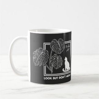 Monstera Toxic To Cats Safety Awareness Art Coffee Mug