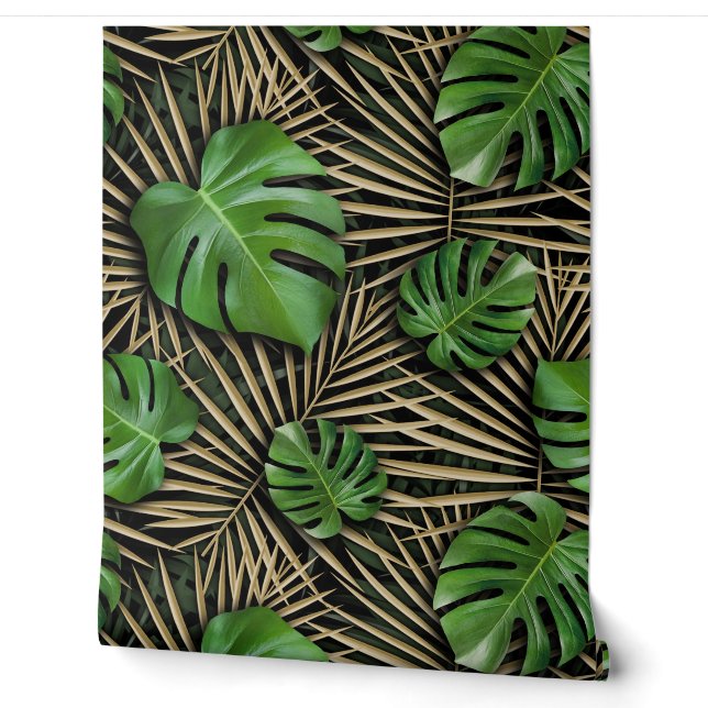 monstera wallpaper  (Unrolling)