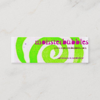 monsterbubbles mini business card