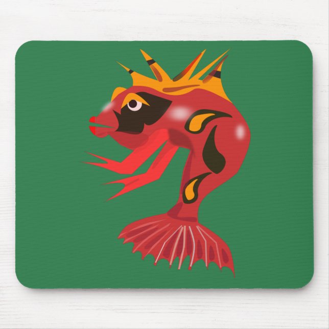 Monsterfish Mouse Pad (Front)