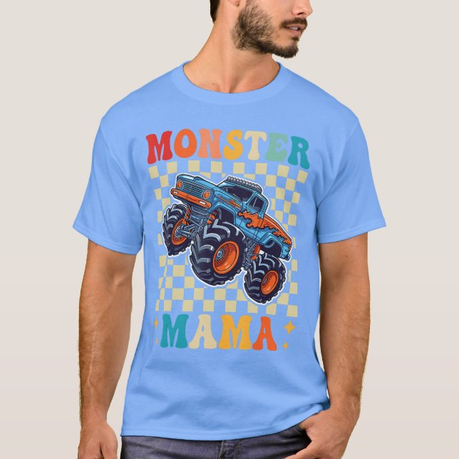 Monsterruck Mama Mom Family Matching Monsterruck L T-Shirt (Front)