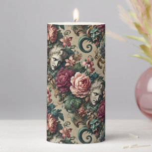 Monsters Amongst Men – Gothic Altar in Tapestry Pillar Candle