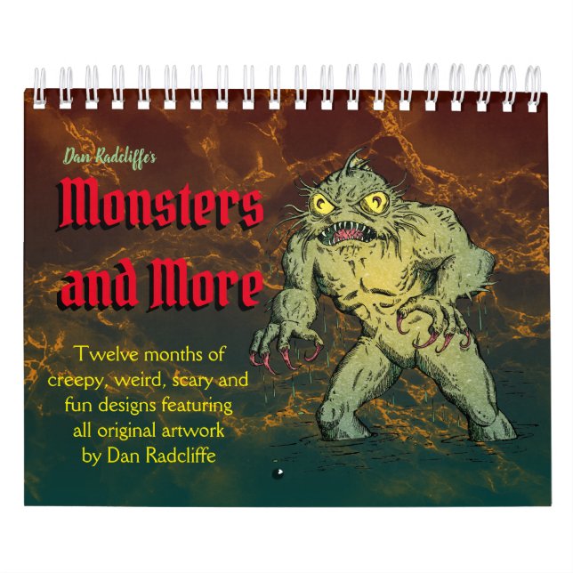 Monsters and More Calendar (Cover)