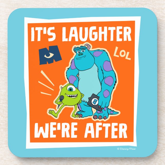 Monsters at Work | It's Laughter We're After Beverage Coaster (Front)