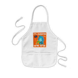 Monsters at Work It's Laughter We're After Kids' Apron