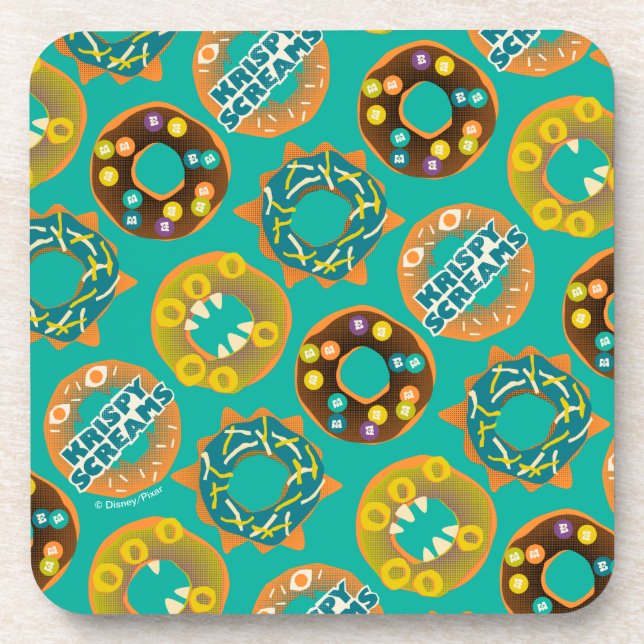 Monsters at Work | Krispy Screams Beverage Coaster (Front)