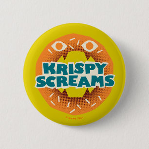 Monsters at Work   Krispy Screams Button