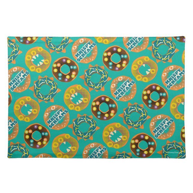 Monsters at Work | Krispy Screams Cloth Placemat (Front)