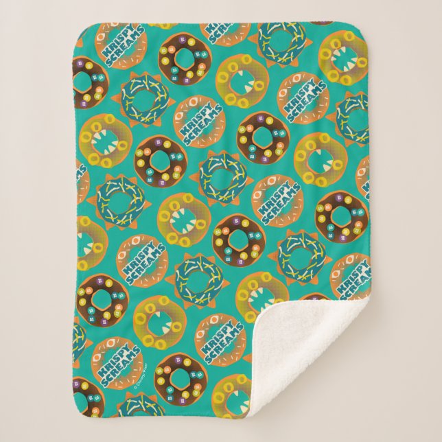 Monsters at Work | Krispy Screams Sherpa Blanket (Front)