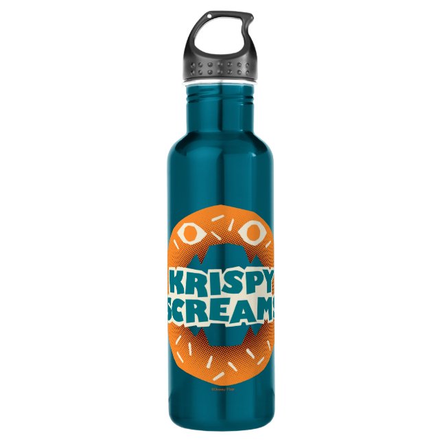Monsters at Work | Krispy Screams Stainless Steel Water Bottle (Front)