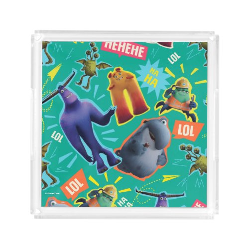 Monsters at Work  MIFT Laughter Pattern Acrylic Tray