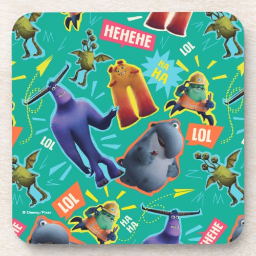 Monsters at Work  MIFT Laughter Pattern Beverage Coaster