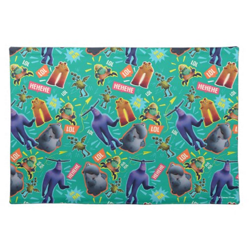 Monsters at Work  MIFT Laughter Pattern Cloth Placemat