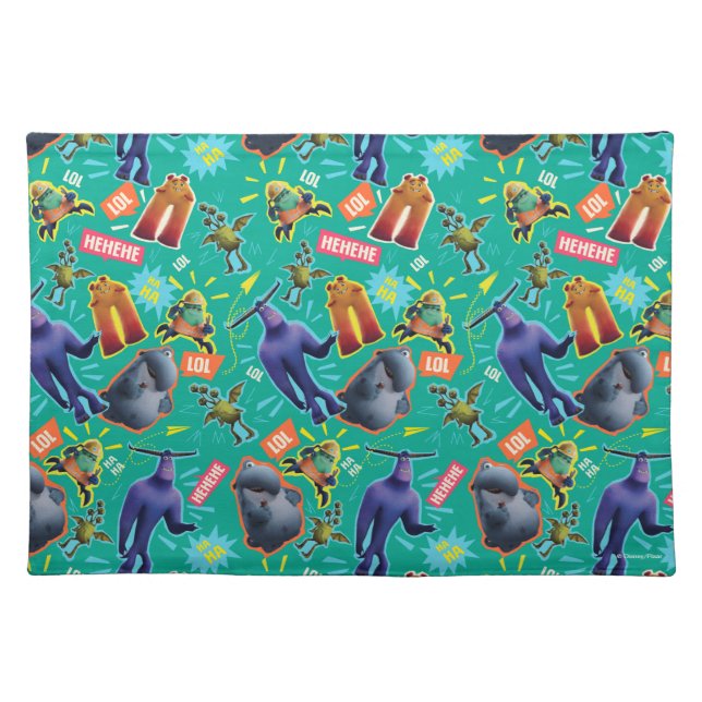 Monsters at Work | MIFT Laughter Pattern Cloth Placemat (Front)