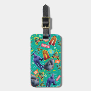 Monsters at Work MIFT Laughter Pattern Luggage Tag