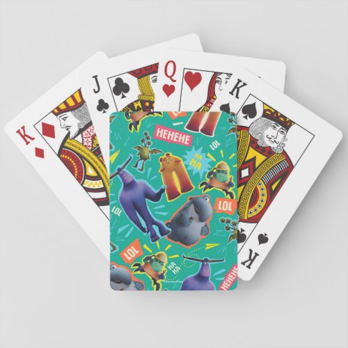 Monsters at Work  MIFT Laughter Pattern Poker Cards