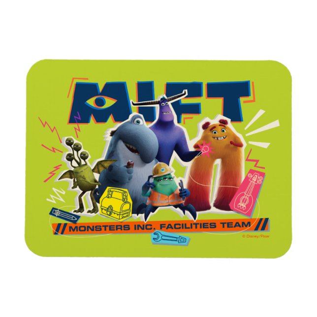 Monsters at Work | Monsters Inc. Facility Team Magnet (Horizontal)