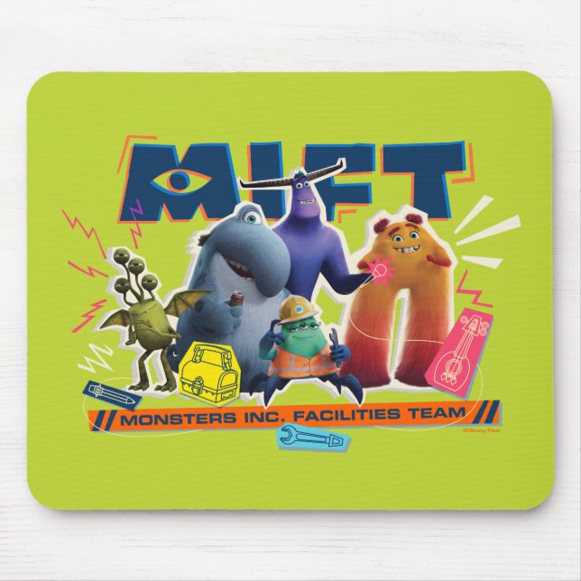 Monsters at Work | Monsters Inc. Facility Team Mouse Pad (Front)