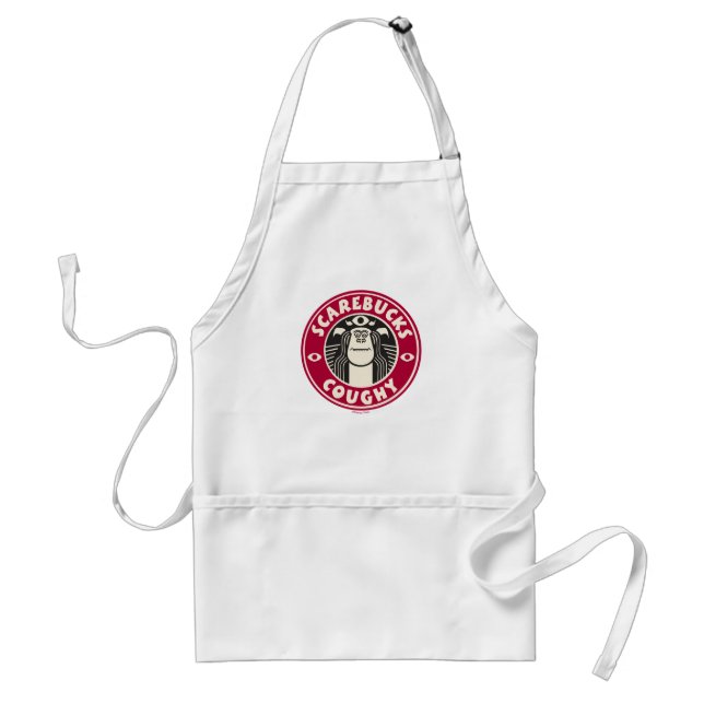 Monsters at Work | Scarebucks Coughy Adult Apron (Front)