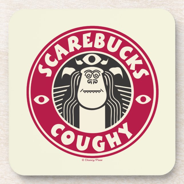 Monsters at Work | Scarebucks Coughy Beverage Coaster (Front)