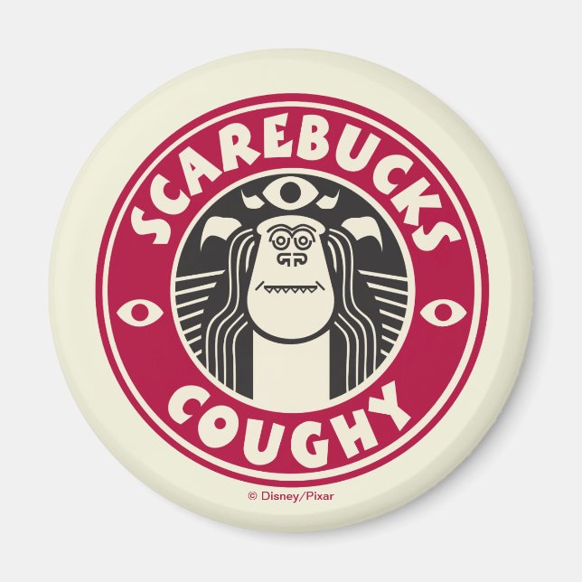 Monsters at Work | Scarebucks Coughy Magnet (Front)