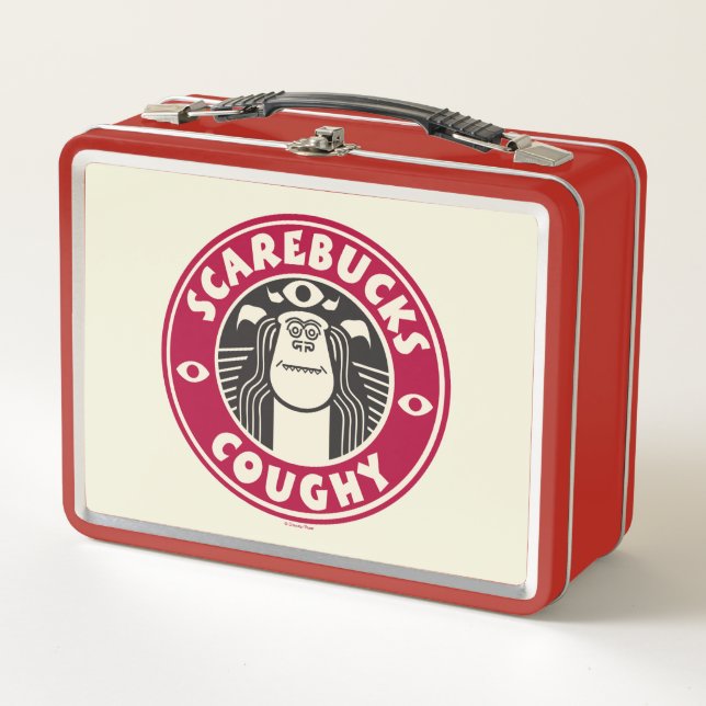 Monsters at Work | Scarebucks Coughy Metal Lunch Box (Front)