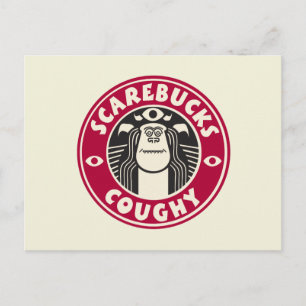Monsters at Work Scarebucks Coughy Postcard