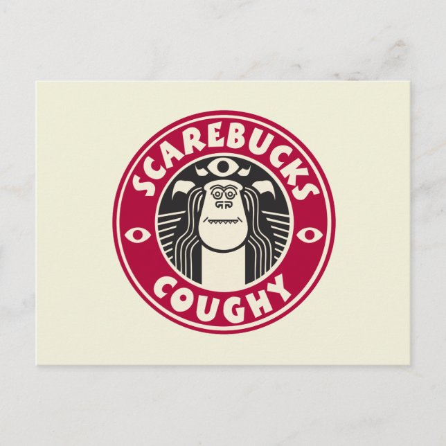 Monsters at Work | Scarebucks Coughy Postcard (Front)