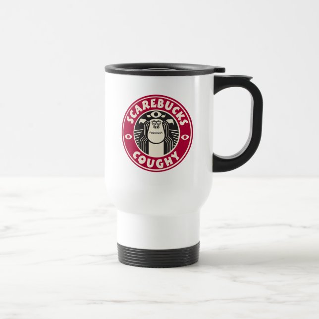 Monsters at Work | Scarebucks Coughy Travel Mug (Right)