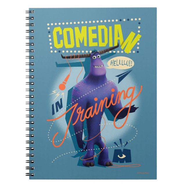 Monsters at Work | Tylor - Comedian in Training Notebook (Front)