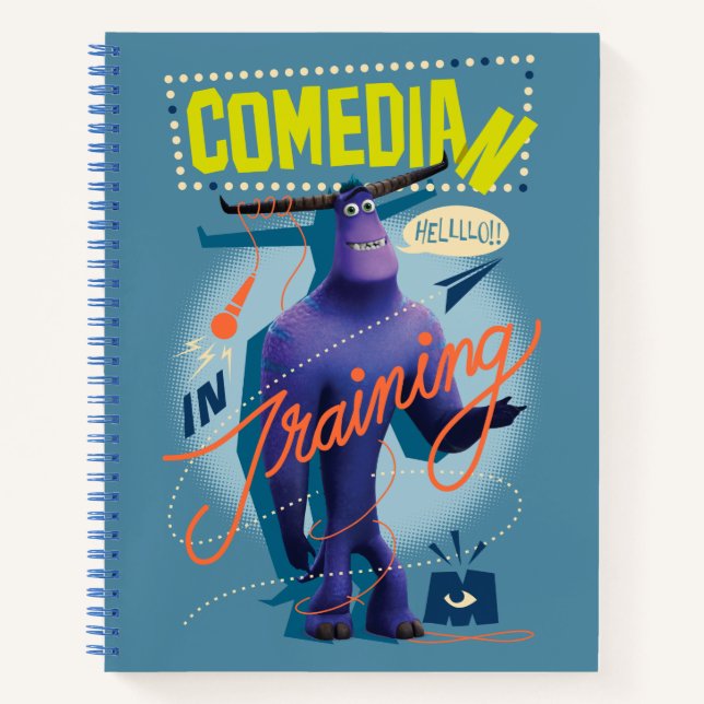 Monsters at Work | Tylor - Comedian in Training Notebook (Front)