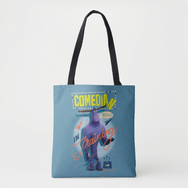 Monsters at Work | Tylor - Comedian in Training Tote Bag (Front)