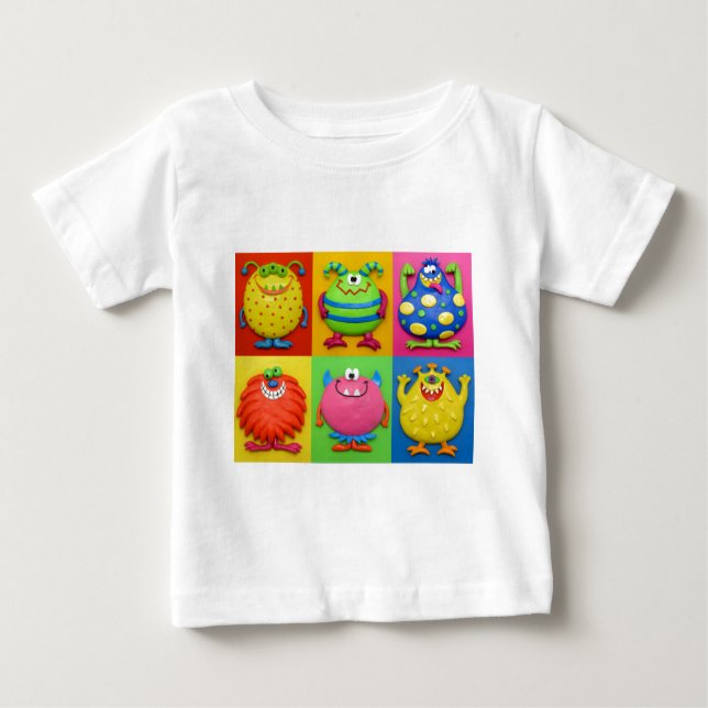 Monsters Baby T-Shirt (Front)