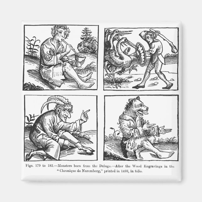 Monsters born from the Deluge Magnet (Front)