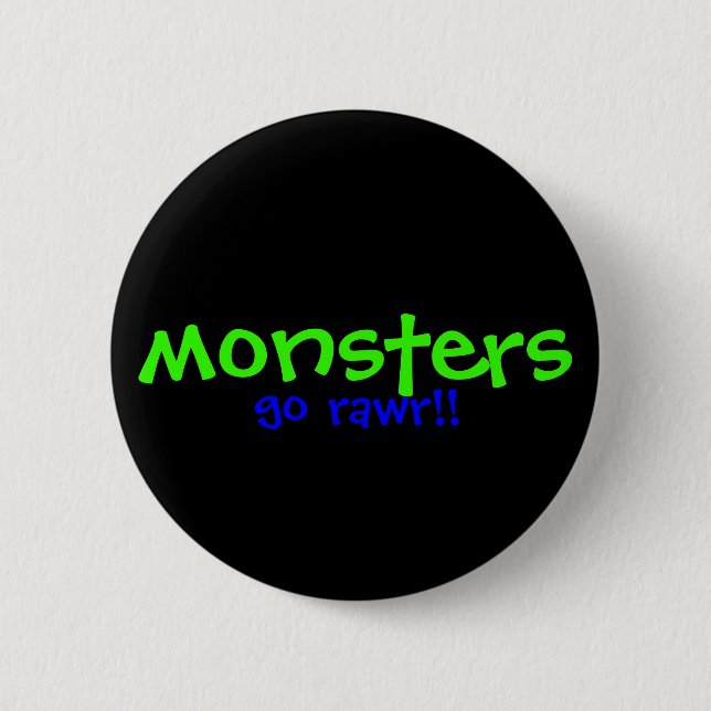 Monsters!! Button (Front)