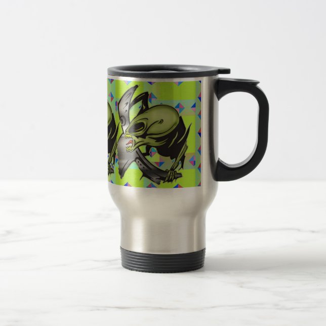 Monsters From Outer Space Travel Mug (Right)