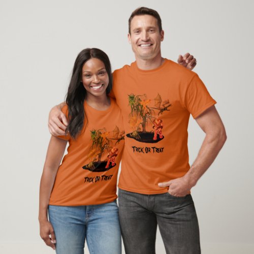 Monsters Goblins Creatures Halloween  T_Shirt